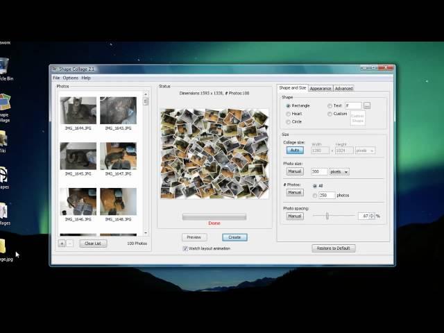 Shape Collage - Free Automatic Photo Collage Maker