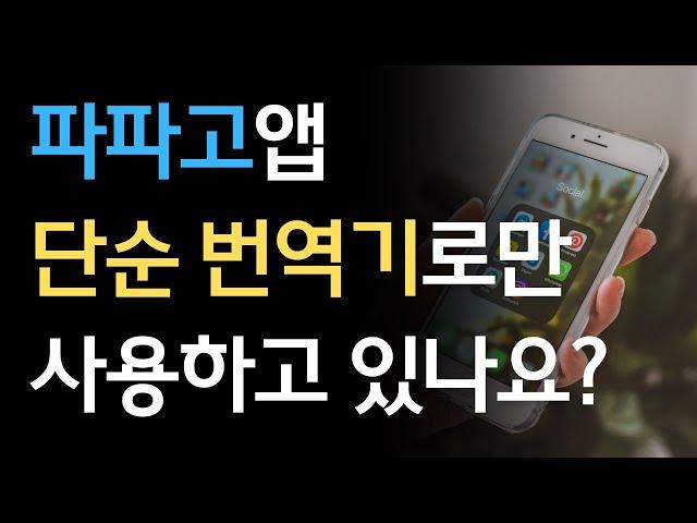 파파고 번역기 사용법_텍스트 번역, 음성 번역, 대화 번역, 이미지 번역, 학습카메라 / 영어 공부_글로벌 회화, 낱말카드