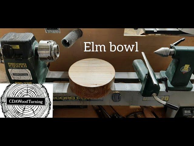 Woodturning | Elm Bowl | Woodwax Finish