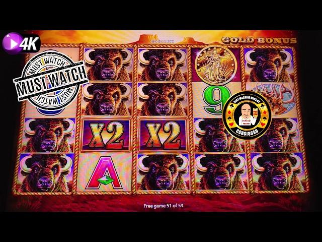 MASSIVE JACKPOT HAND PAY on Buffalo Gold MUST SEE