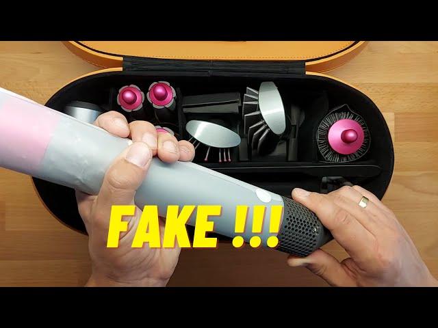 FAKE Dyson HS01 Airwrap Complete Multi Hair Styler - Nickel/Fuchsia UNBOXING