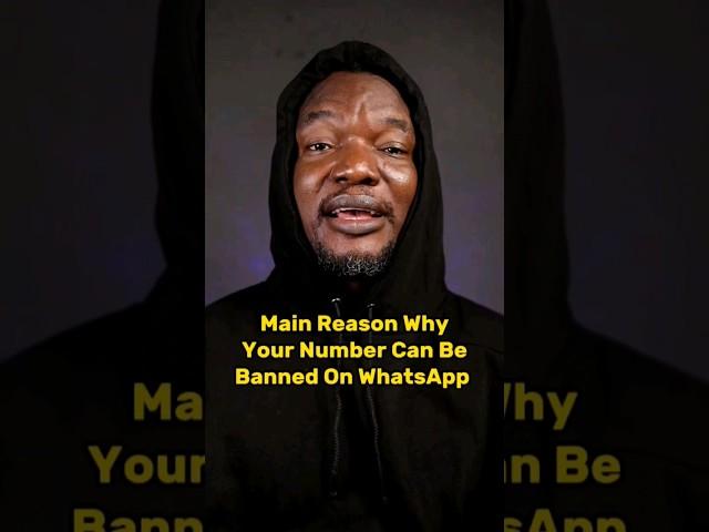 The Main Reason Why Your Number Can Be Permanently Banned On WhatsApp