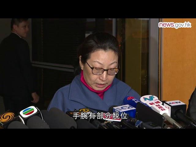 鄭若驊談遇襲 感謝中央關心 (3.12.2019)