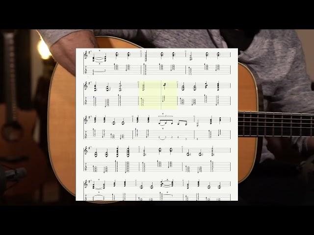 Collings D3 demo by Carl Miner at Carter Vintage Backstage tablature