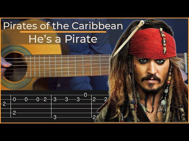 Pirates of the Caribbean - Main Theme (Simple Guitar Tab)