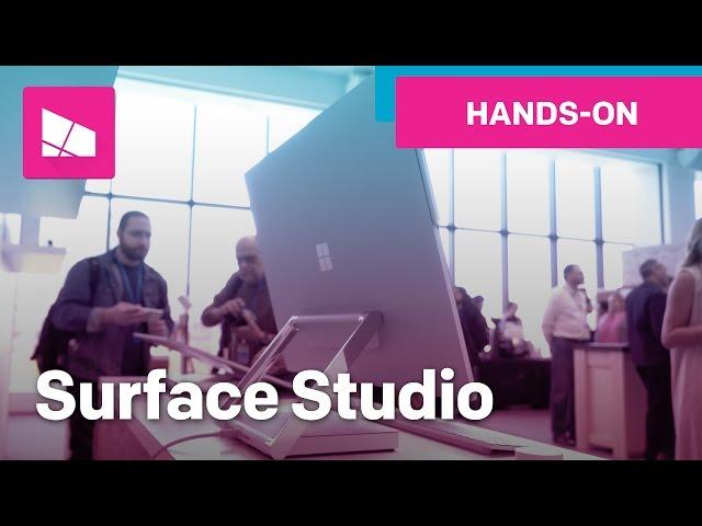 Microsoft Surface Studio hands-on