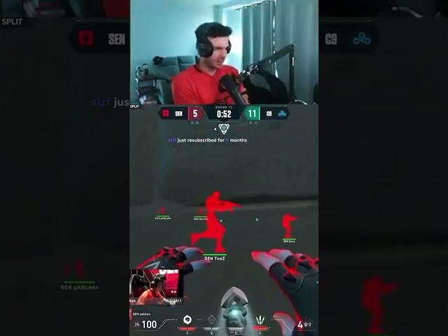 SEN tarik reacts to my ACE vs C9! #zekken #tarik #valorant #valorantclips