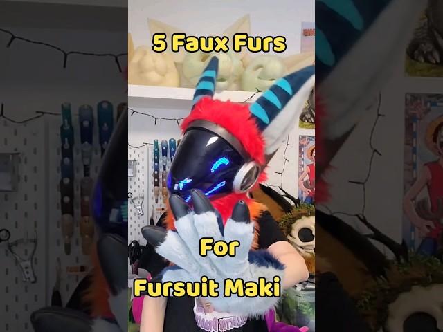 5 Faux Furs For Fursuit Making #fursuitmaker #fursuit #costume