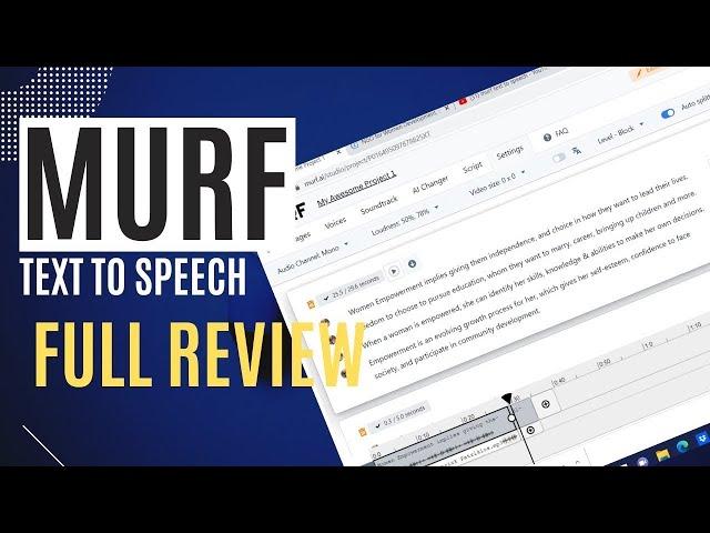 Murf AI Review - Text to Speech
