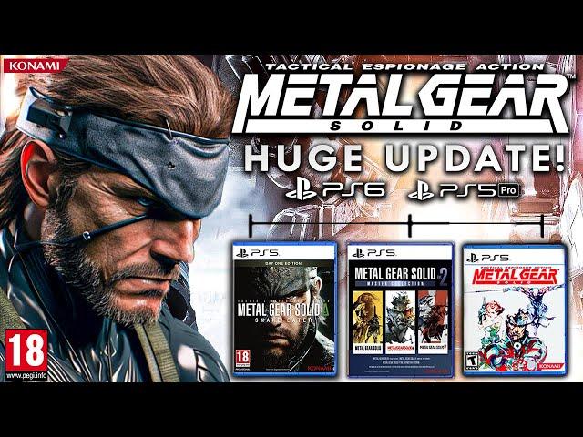 Konami's Metal Gear Solid™ 2025 Plans | Remakes, MGS 4, MGS 1 Remake & Hideo Kojima's PHYSINT