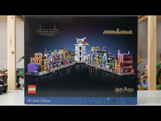 LEGO Harry Potter 76444 Diagon Alley Wizarding Shops - LEGO Speed Build Review