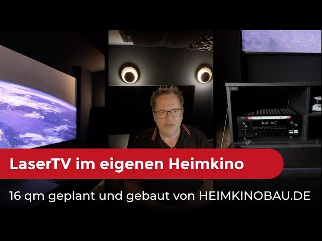 Großes Kino auf 16qm mit einem Awol Vision LTV 3000 Pro LaserTV und MAG Audio Lautsprechern