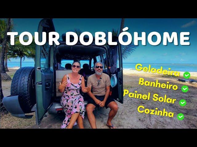 TRANSFORMAÇÃO CASEIRA de uma Dobló num motorhome [TOUR NO DOBLOHOME COMPLETO]