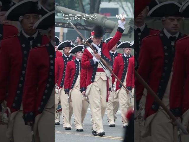 Military might on display during Army’s 250th birthday parade in DC