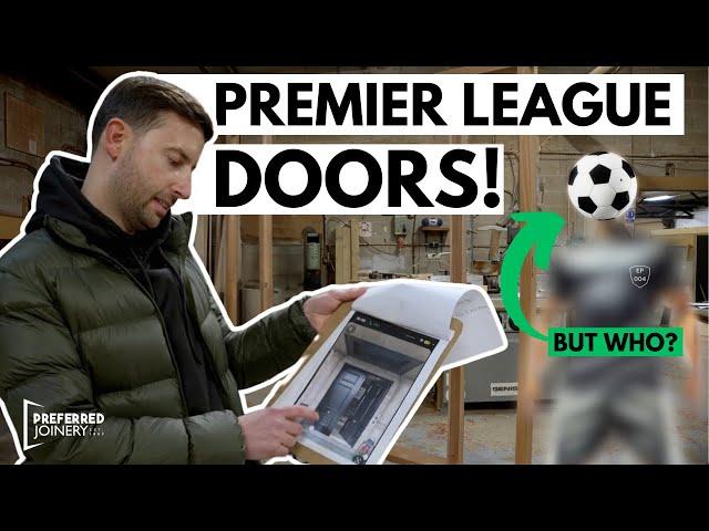 We’re Building a FOOTBALL Player’s Custom FRONT Door! | Preferred Joinery Ep004