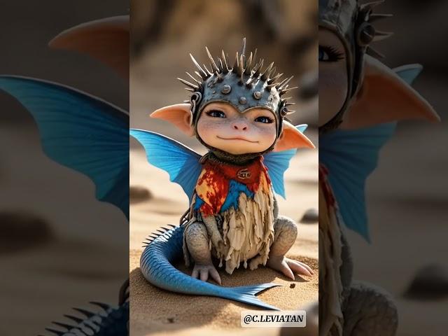 Meet Baby Scaleling! the Cutest Fantasy Creature