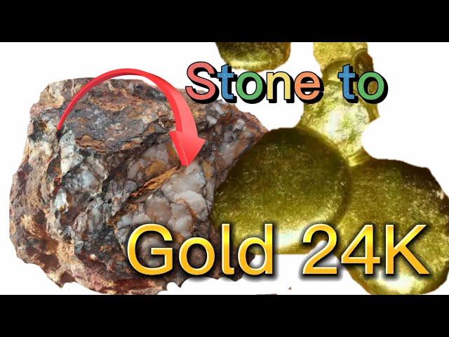 How to extract gold from stones