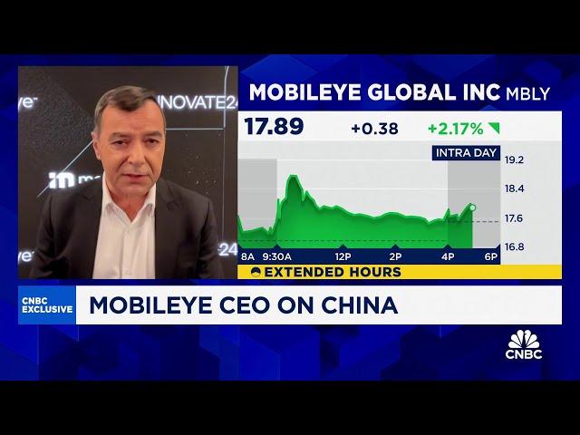 Mobileye CEO Amnon Shashua talks China, growth drivers, and more.