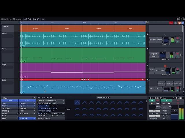 Tracktion Waveform Quick Tips 6 Composition Tools