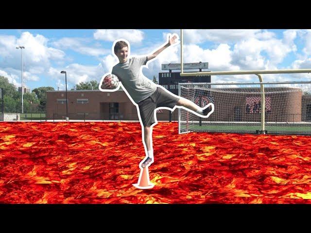 The Floor is Lava Challenge Trick Shots! | That's Amazing