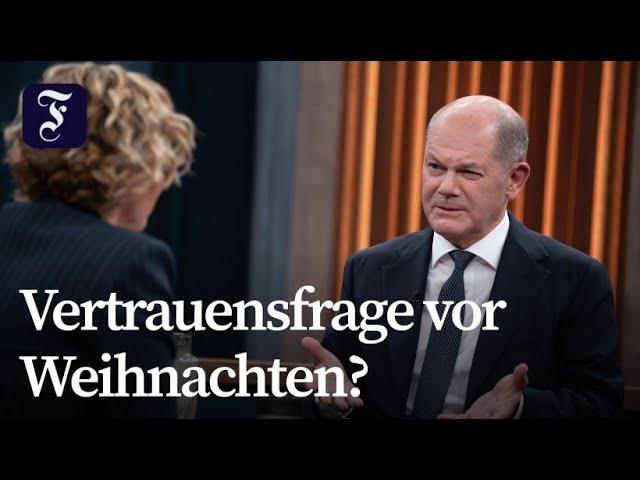 Ampel-Aus: Scholz bereit zu Vertrauensfrage noch in diesem Jahr