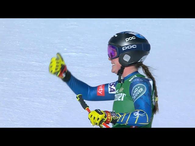 USA Breezy Johnson Third Place FIS Alpine World Cup Women's Downhill St Anton Austria Jan 9 2021