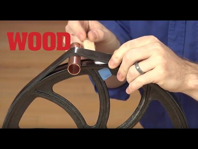 How to Replace a Bandsaw Tire - WOOD magazine