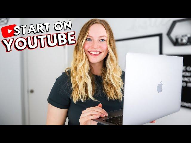 How To START A YOUTUBE CHANNEL: Beginner's guide to YouTube & growing from 0 subscribers