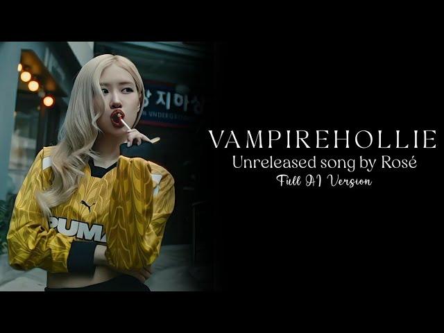 I told the AI ​​to extend the unreleased song "VampireHollie" by Rosé