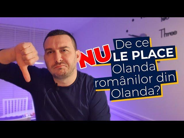 De ce NU LE PLACE Olanda românilor din Olanda?