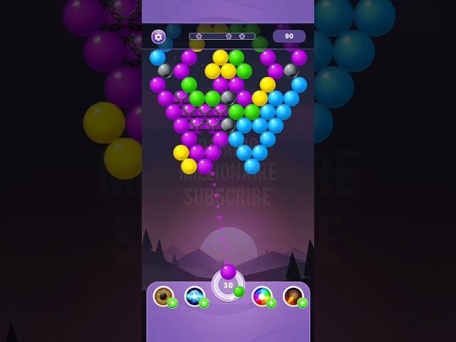 #1296 Bubble Shooter Rainbow l Ball Shooting Game l  #games #gaming #gameplay