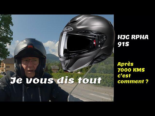 TEST Motorcycle Helmet HJC RPHA 91S.