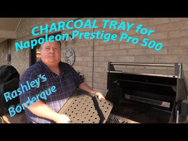 Review of Charcoal Tray for Napoleon Prestige Pro500 Gas Grill Bonus Texas Burger Cook