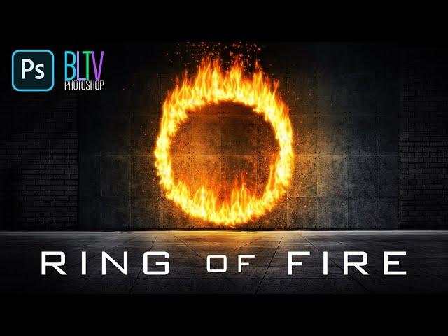 Photoshop: Create a Powerful, RING of FIRE!