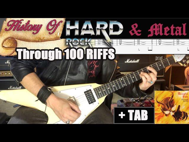 History Of Hard Rock & Metal Through 100 Riffs + TAB