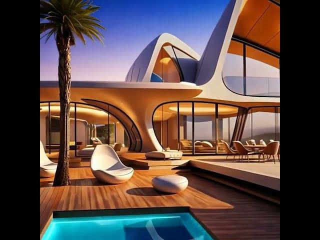 SLEEK MODERN ARCHITECTURE WITH SUNSET VIEWS