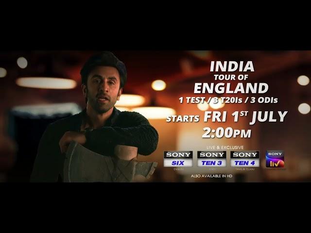 Ind Vs Eng LIVE and Exclusive on Sony Sports Network and SonyLIV