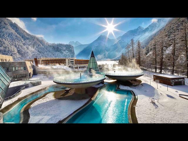 AQUA DOME | Futuristic Spa Hotel in the Austrian Alps (tour in 4K)