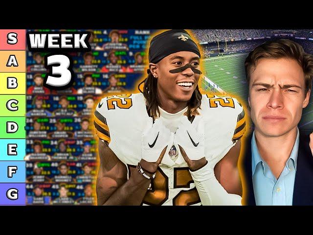 Week 3 Wide Receiver Rankings & Tiers (Top 50)