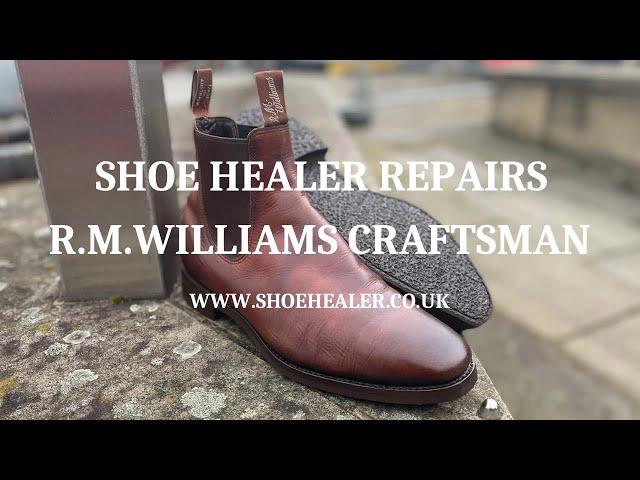 RM Williams Craftsman Chelsea Boot Comfort Sole Repair & Restoration