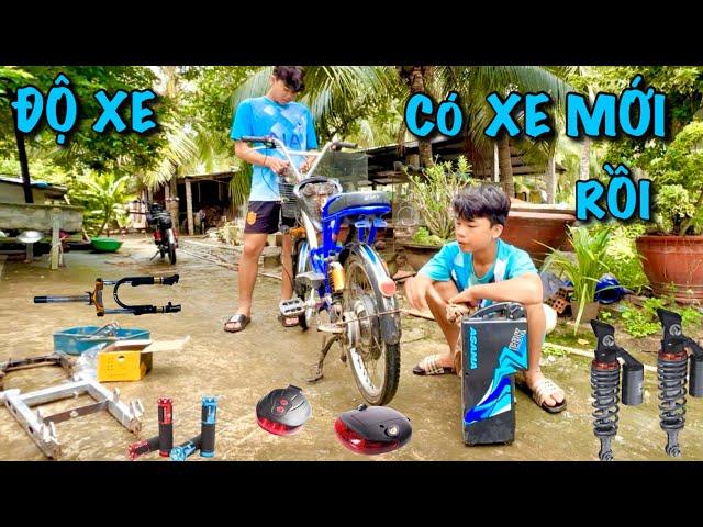 Review Xe Đạp Điện Độ Mới Của Tí Chuột Và Mua Tặng Xe Mới Cho Cubo |ATK