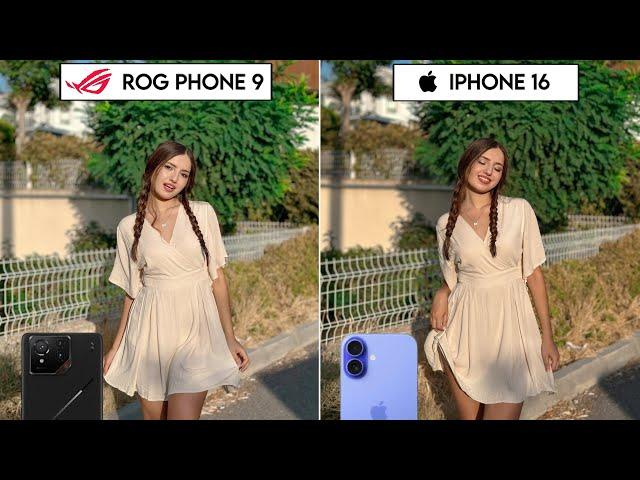 Asus Rog Phone 9 Vs iPhone 16 Camera Test & Comparison