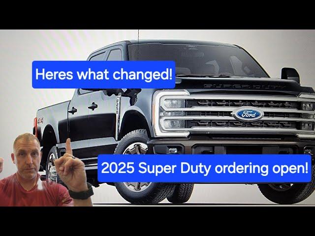 2025 Ford Super Duty Ordering banks open!  Here's what you need to know!