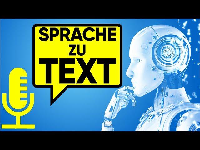 Sprache zu Text KOSTENLOS umwandeln - Whisper AI