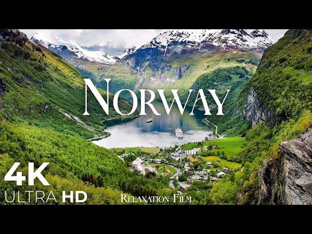 NORWAY 4K UltraHD • Relaxation Film with Peaceful Relaxing Music