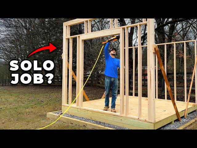 Framing an Overbuilt Shed