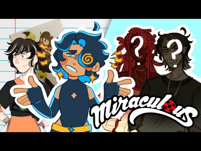 redesigning my cringy middle school ocs! (fnaf + miraculous??) || speedpaint + commentary 