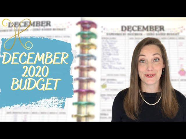 Large Family One Income | DETAILED BUDGET WITH ME| December 2020 Budget | Big Family Budget