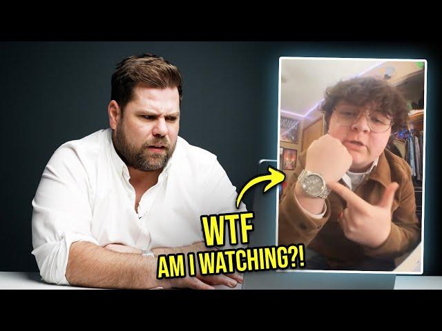 Watch Expert Reacts to Cringey TikTok Watches...