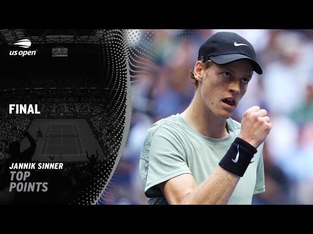 Jannik Sinner | Top Points vs. Taylor Fritz | 2024 US Open